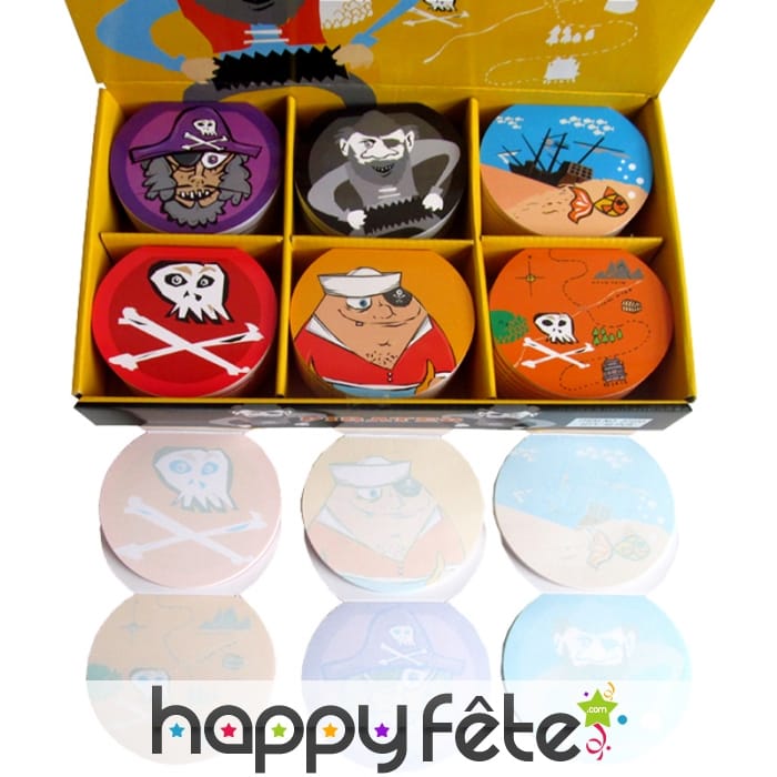 Bloc note rond pirate