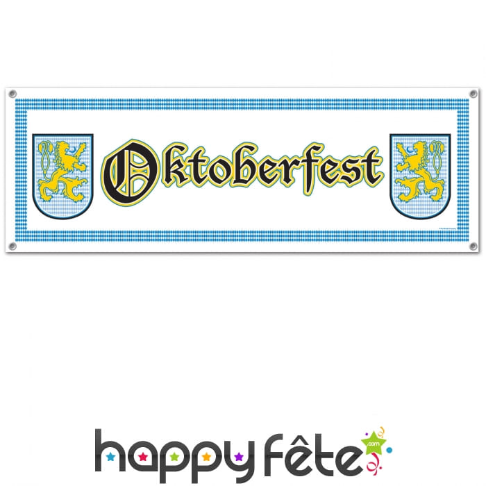 Bannière Oktoberfest