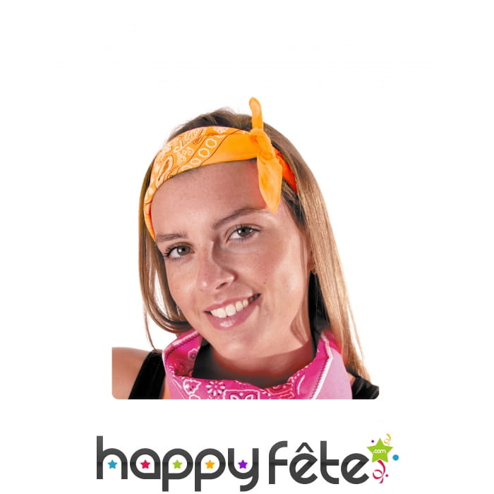 Bandana orange fluo