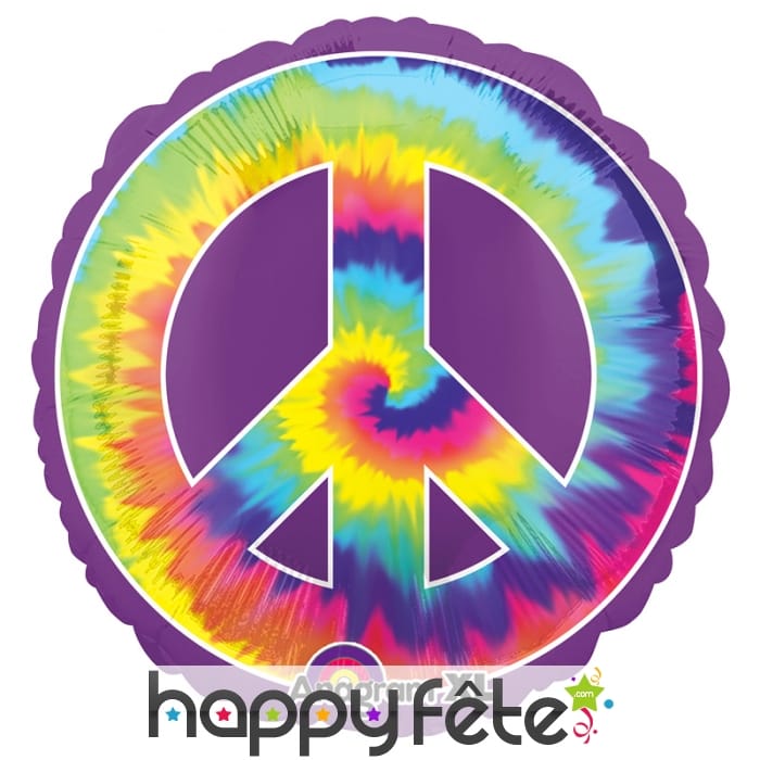 Ballon peace and love de 81cm