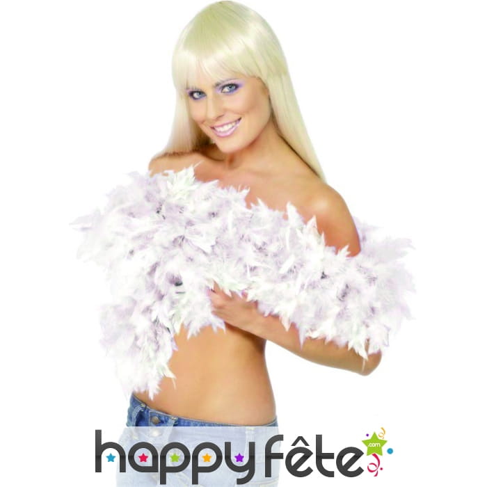 Boa plume blanche 180 cm