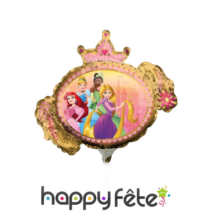 Ballon Princesses Disney recto verso de 23 cm