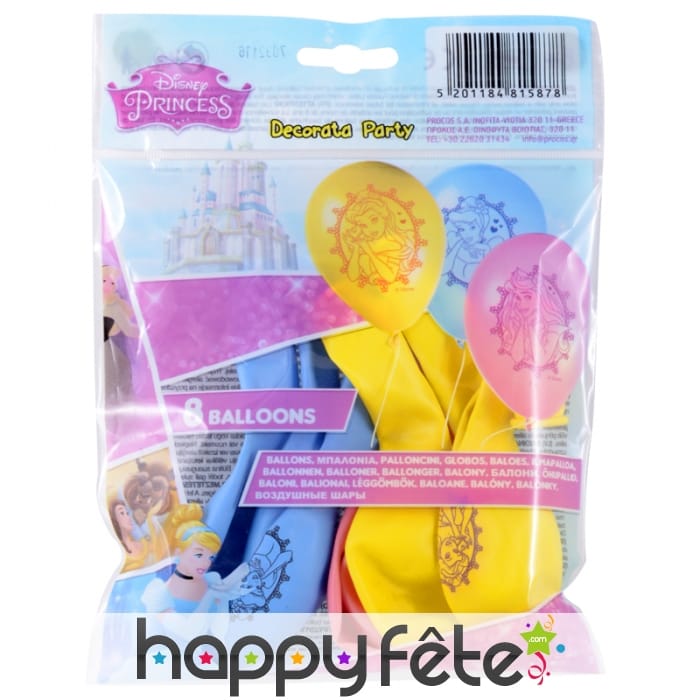 Ballons princesses Disney, par 8