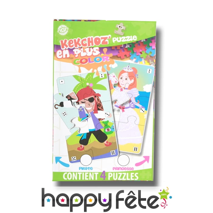 Boite puzzle dominos