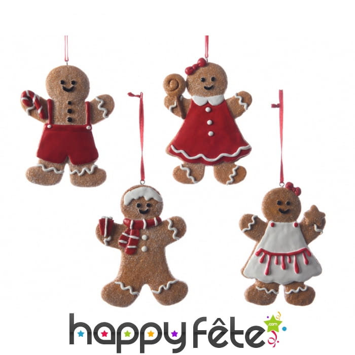 Bonhomme pain d'épice à suspendre 11cm