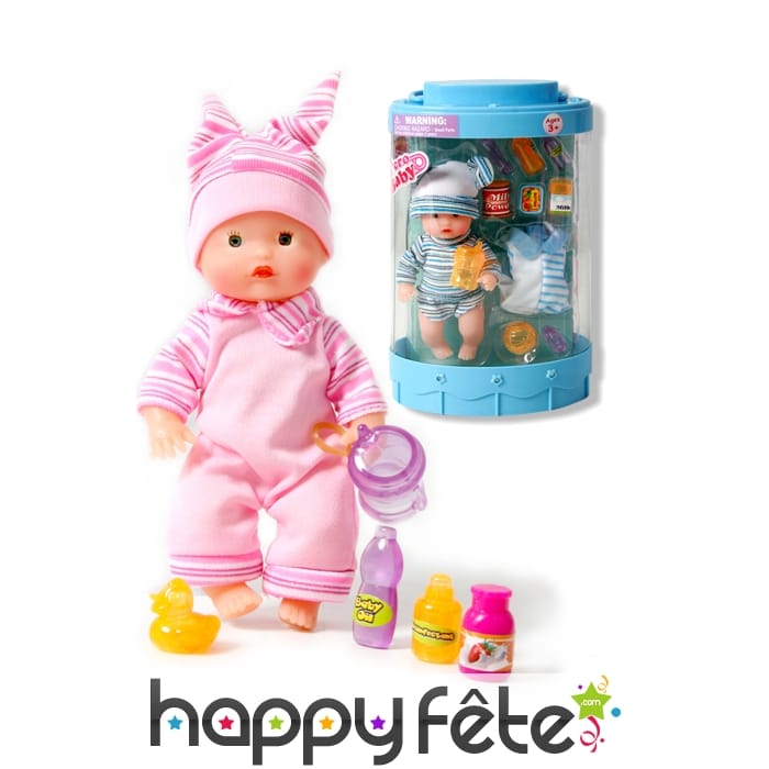 Bébé poupon et accessoires