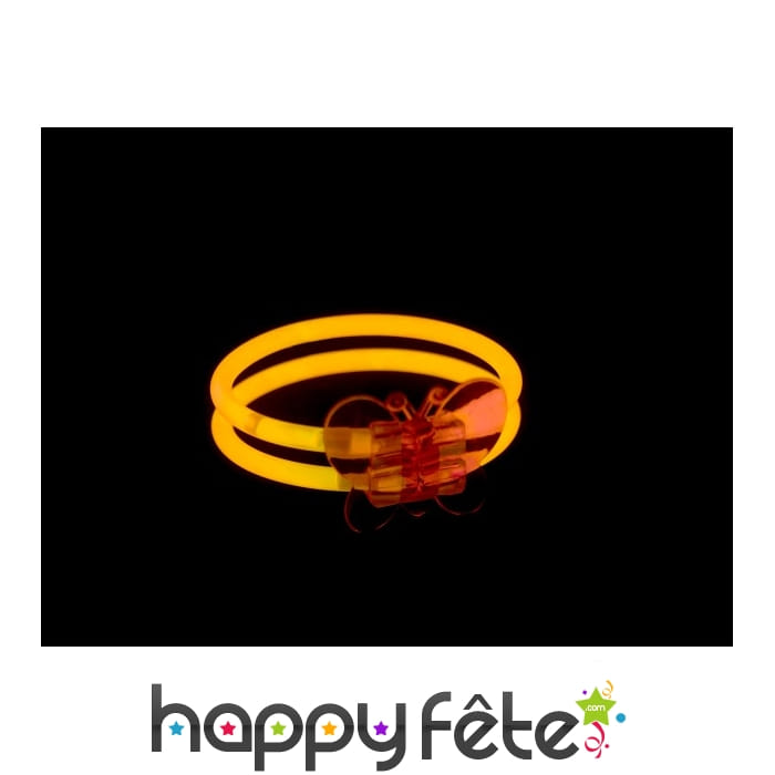 Bracelet papillon lumineux