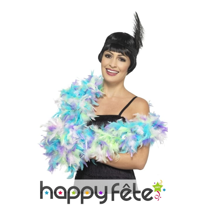 Boa pastel multicolore, 80g