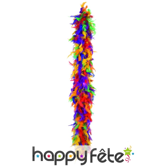 Boa plumes multicolores 180 cm