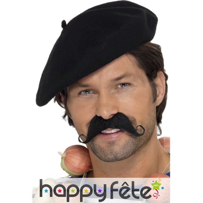 Béret parisien noir