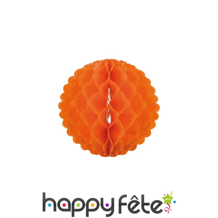 Boule papier orange de 32 cm