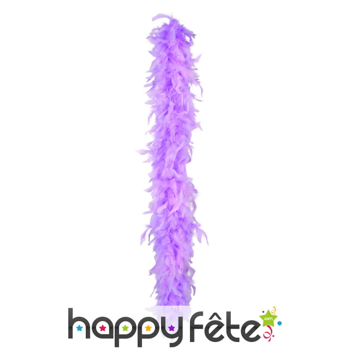 Boa plumes parmes 180 cm