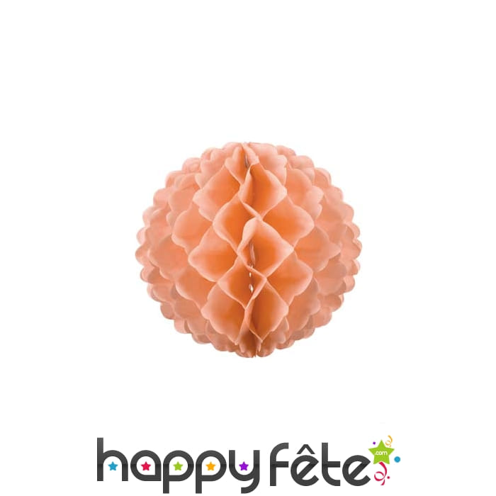 Boule papier p&ecirc;che de 32 cm