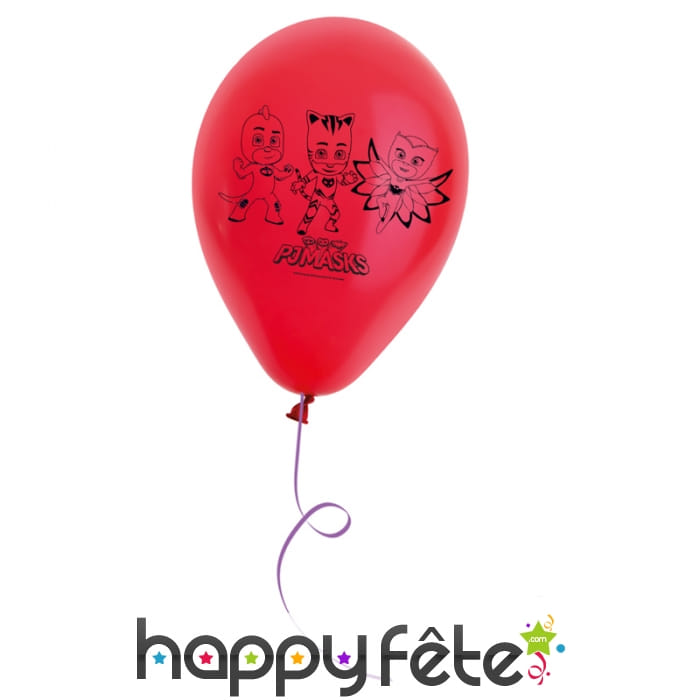 Ballons PkMasks rouges