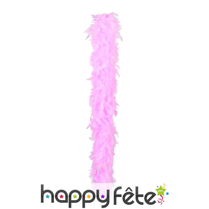 Boa plumes roses 180 cm
