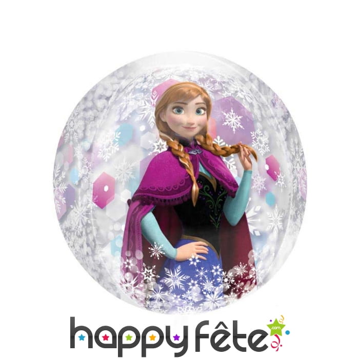 Ballon rond de Anna, la Reine des Neiges