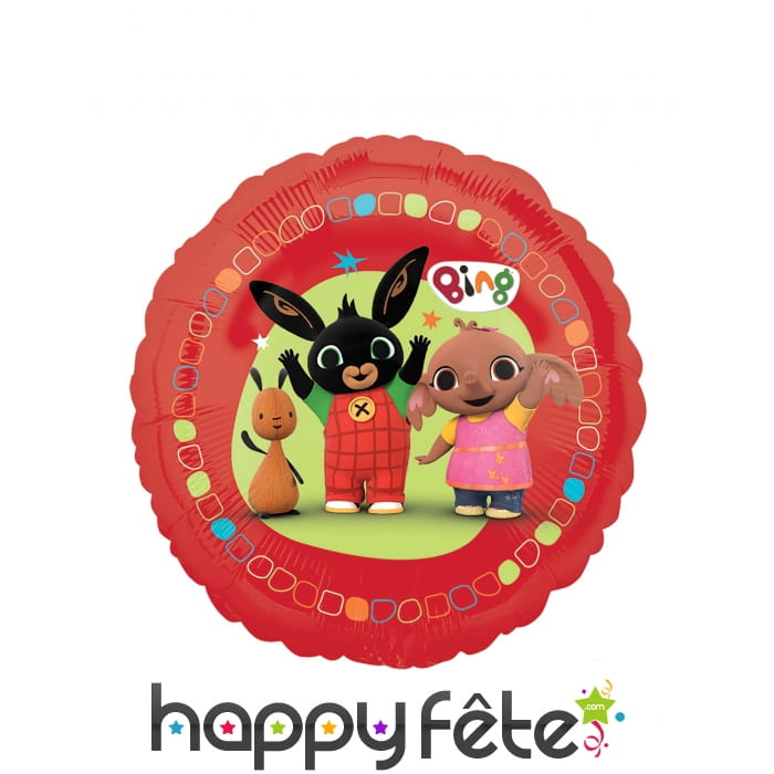 Ballon rond de Bing et ses amis, 45cm