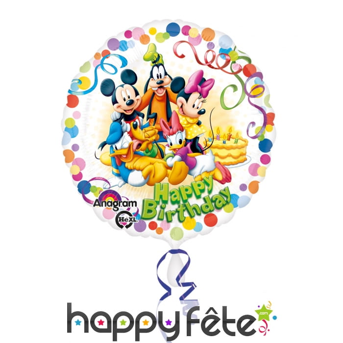 Ballon rond de Mickey and friends de 43 cm