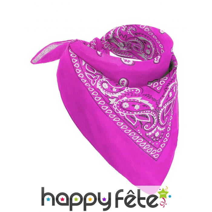 Bandana rose fluo