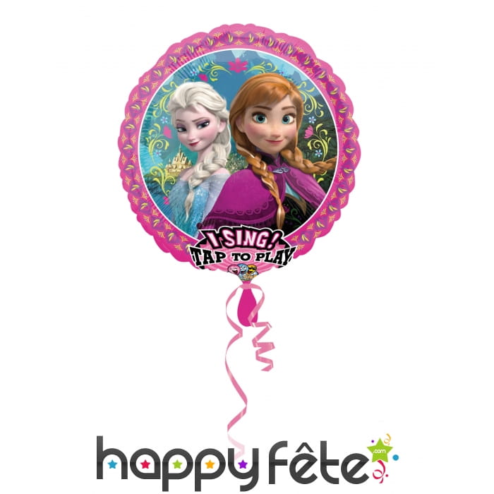 Ballon rond I sing de La Reine des Neiges, 71 cm