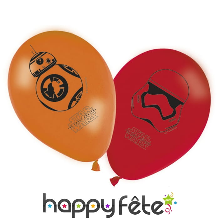Ballons ronds imprimé Star Wars épisode 7