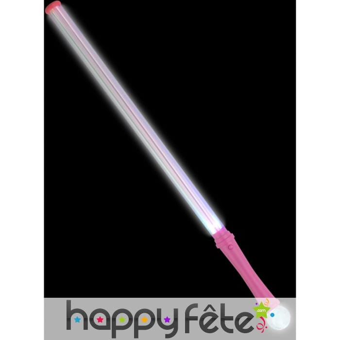 Baguette rose lumineuse