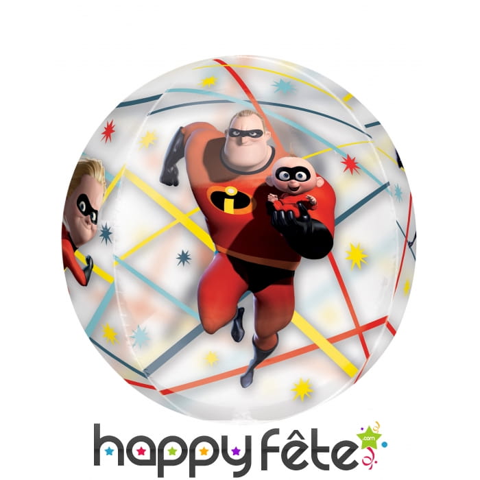 Ballon rond Les Indestructibles family de 40 cm