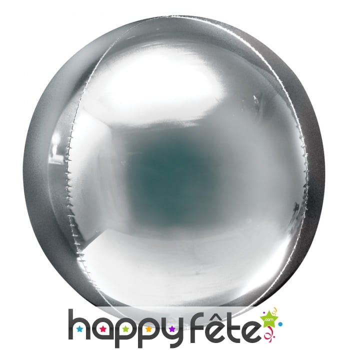 Ballon rond métallisé de 40cm