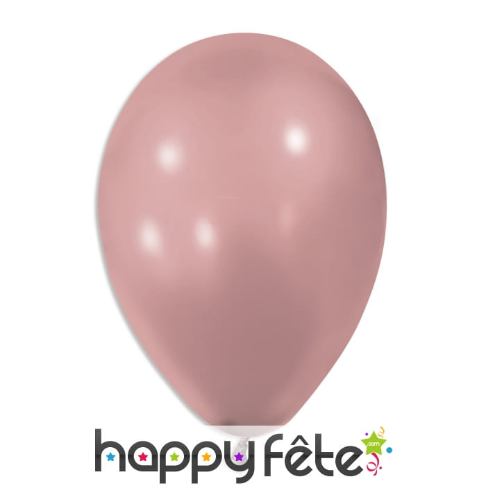 Ballons roses métallisés de 30 cm