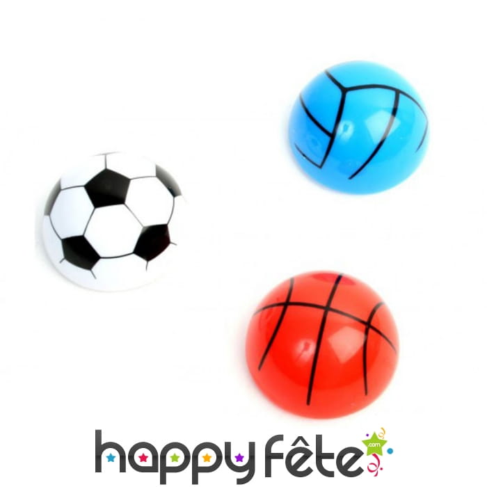 Ballon sport 4cm rétrofriction assortis