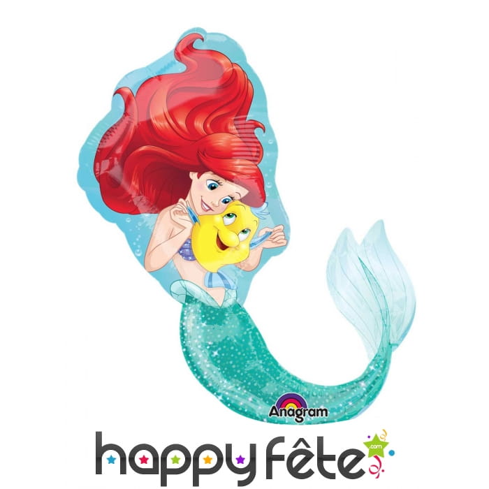 Ballon silhouette Ariel de 30 cm