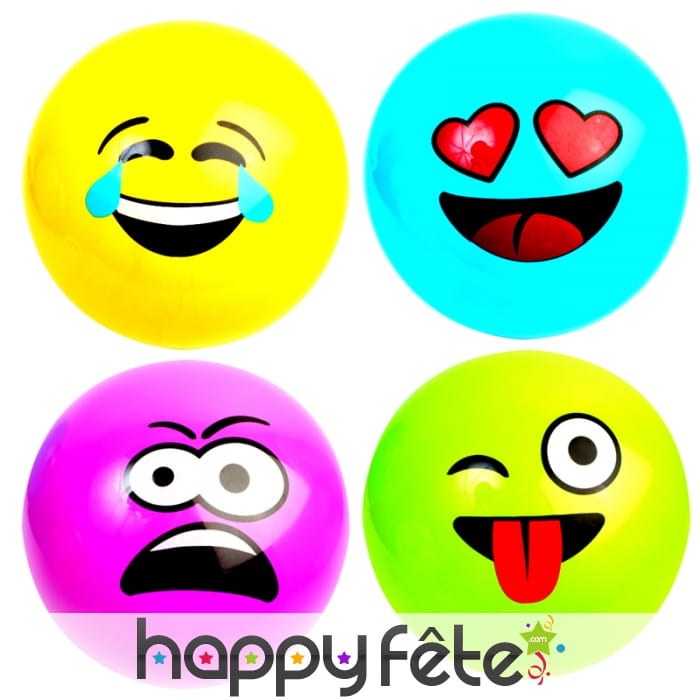 Balle smiley de 23cm