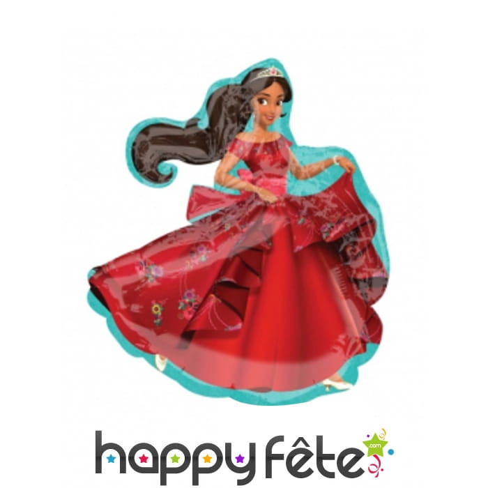 Ballon silhouette d'Elena d'Avalor de 25 cm