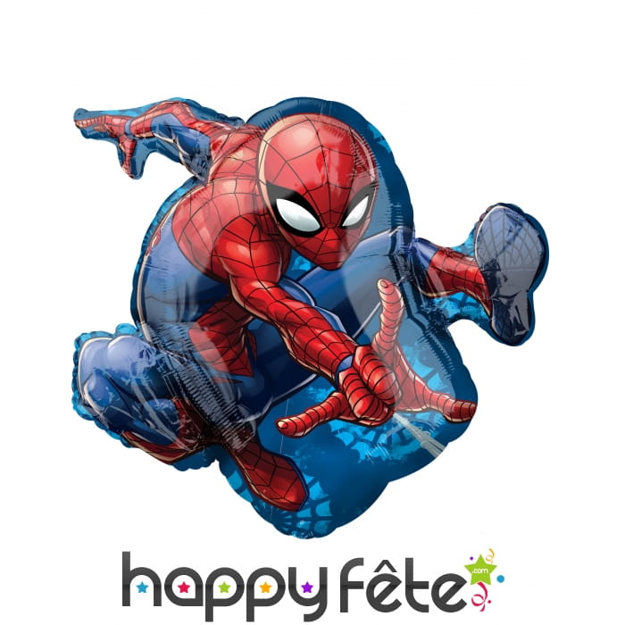 Ballon silhouette de Spiderman de 43 x 73cm