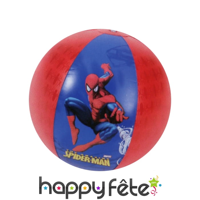 Ballon spiderman de plage