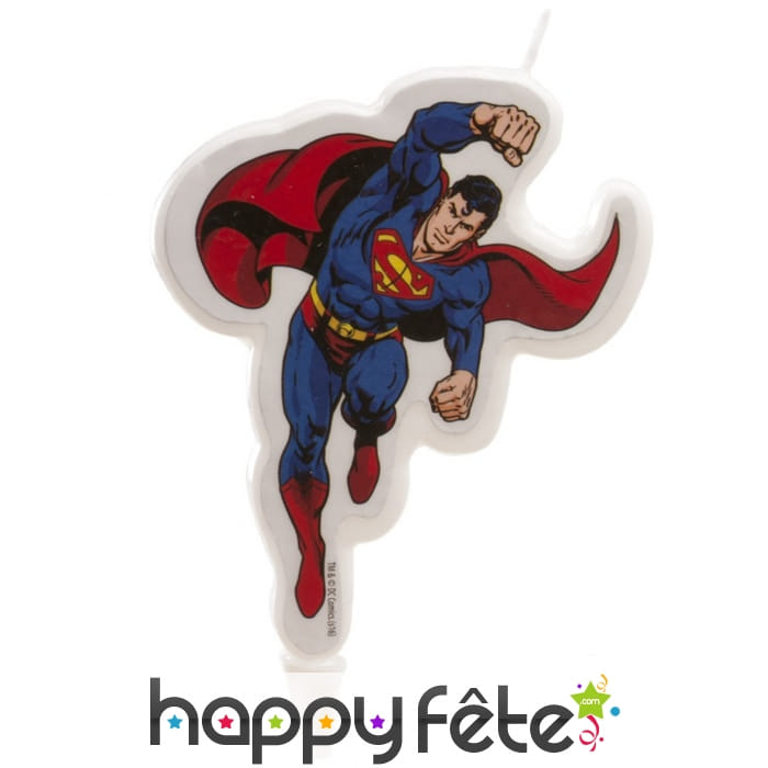 Bougie Superman de 7,5cm