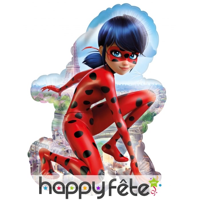 Ballon silhouette Ladybug, 41 X 58 cm