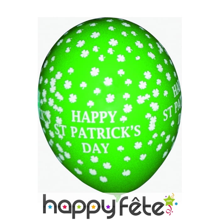 Ballons saint patrick's