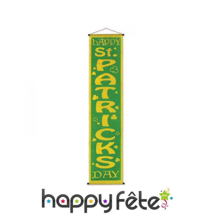 Banderole Saint Patrick à suspendre, 30 x 121 cm