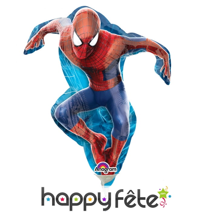 Ballon spiderman sur tige