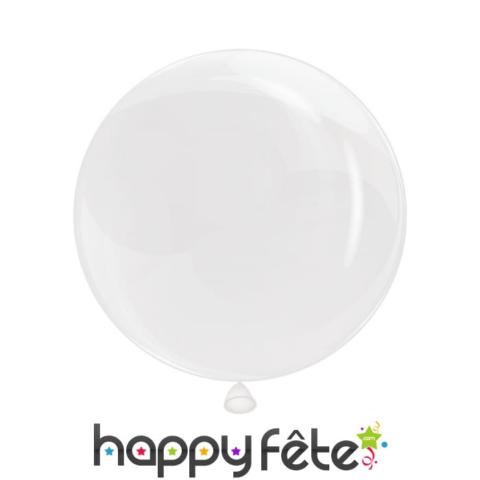 Ballon translucide "bulles"