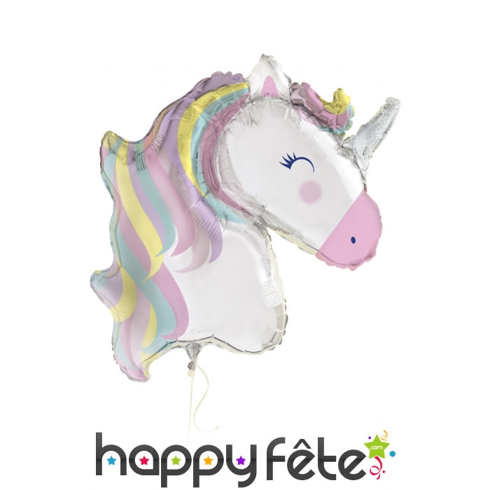 Ballon tête de licorne de 106 cm