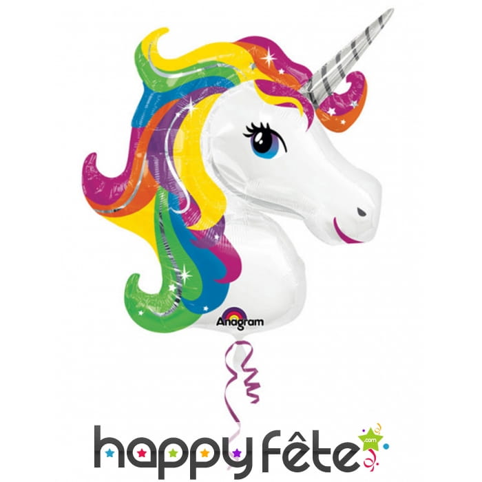 Ballon tête de Licorne de 85cm