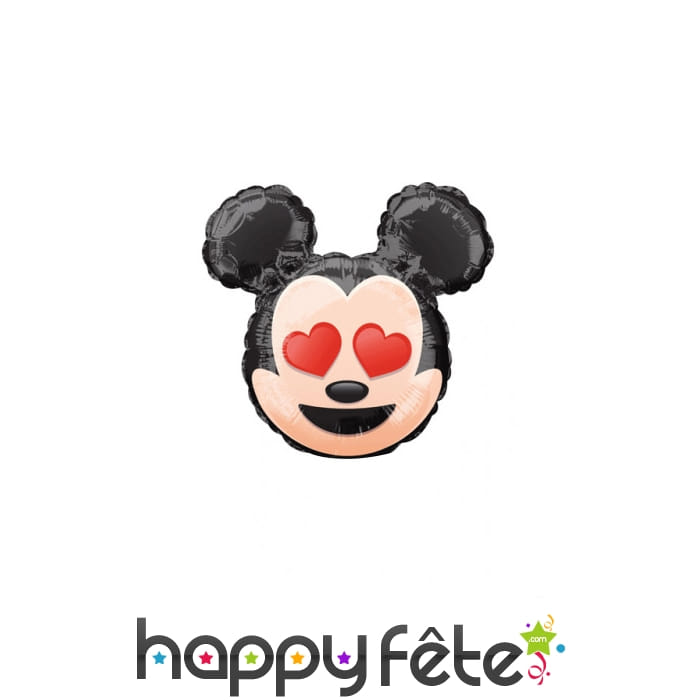 Ballon tête de Mickey Mouse émoji de 22 cm
