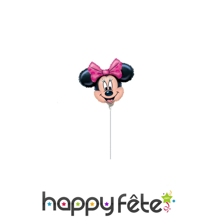 Ballon tête de Minnie en aluminium