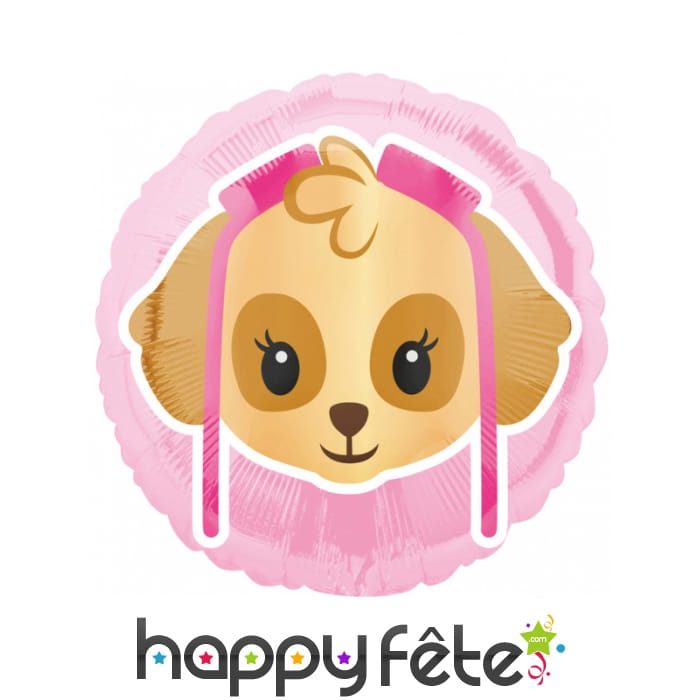 Ballon tête de Stella Pat Patrouille rond 43 cm