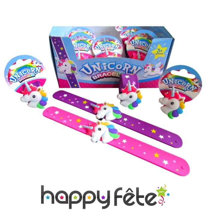 Bracelet tête de licorne