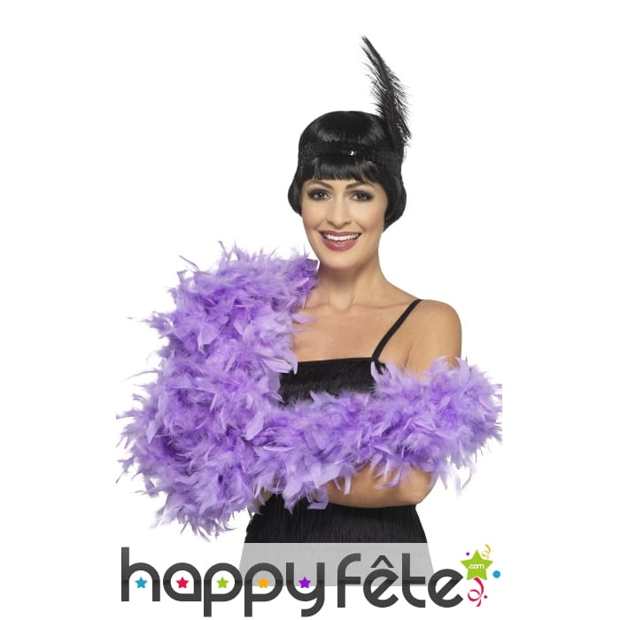 Boa violet de 180cm, 80g