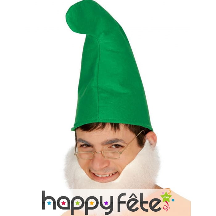 Bonnet vert de nain pour adulte
