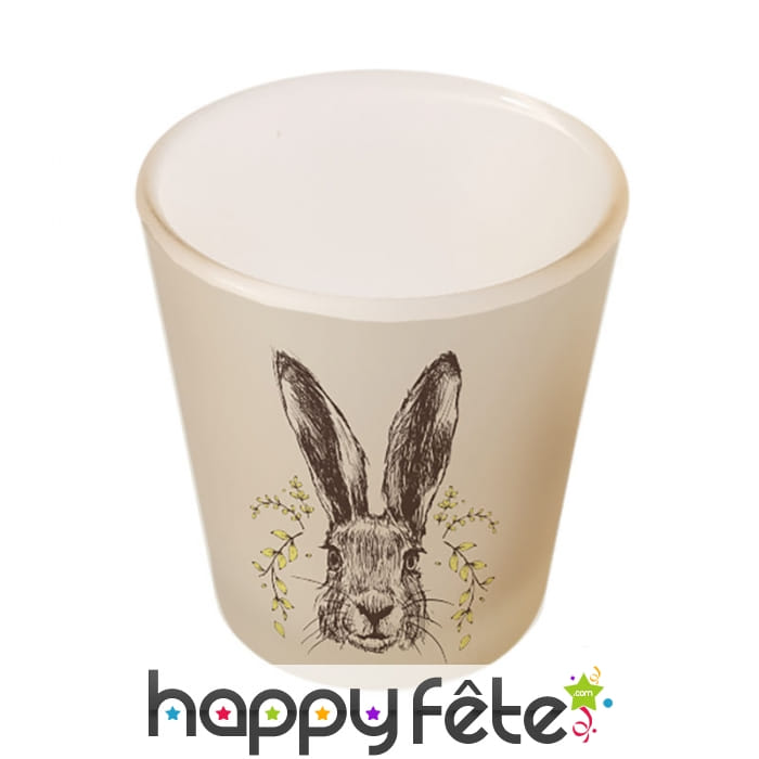 Bougeoir verre de paques